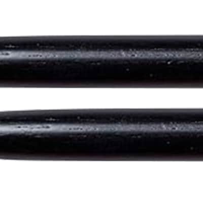 Vic Firth American Classic 5A Wood-Tipped Drumsticks - Black, 4 Pairs with Austin Bazaar Polishing Cloth image 2