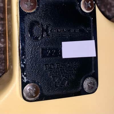 1987 Charvel Model 4 HSS with Rosewood  Fretboard  Pearl White electric guitar made in japan kahler tremolo image 6