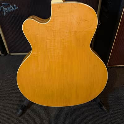 Harmony H65 Hollow Body Archtop Electric Guitar w/Case -Sherry Blonde (1956-1960) image 4