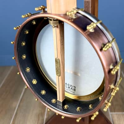 Pisgah A-Scale Cherry Rambler Special 5-String Banjo with 11" Copper Spun-Over Rim image 7