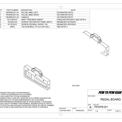 Pedal Board Kit (Bring Your Own Wood) image 5