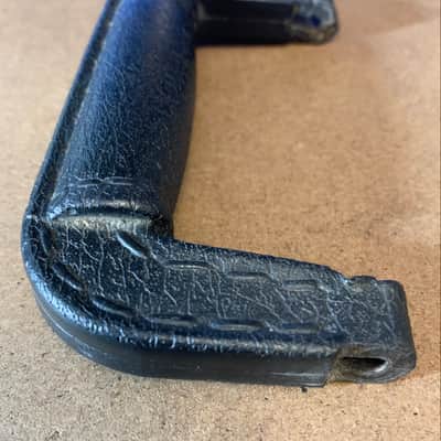 Vintage 1980s Bass Guitar Case Handle - Black - Hard Plastic - NO HARDWARE image 1