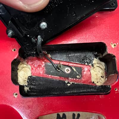 Charvel Fusion Deluxe 1990 1991 - Pearl Red MIJ * Routed for Humbucker in Neck* image 23