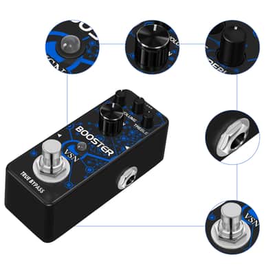 VSN Booster Guitar Effect Pedal Pure Clean Mini Boost Pedals True Bypass image 5