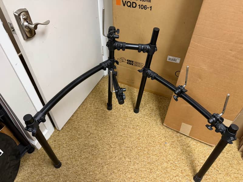 Roland MDS-4 V-Drum Rack w/4 L-Rods And Clamps - 090626 image 1