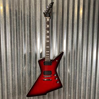 Westcreek Revenge Explorer Flame Transparent Red Burst Guitar #0019 Used image 2