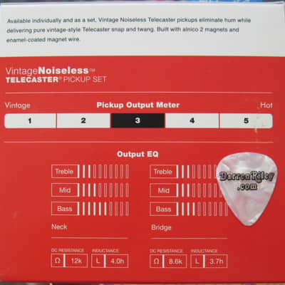 Fender Vintage Noiseless Telecaster Pickups Set 0992116000 image 3