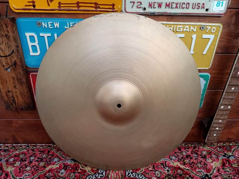 ZILDJIAN A 21” Ride, 1970s (15-C12\5AVAL) image 1