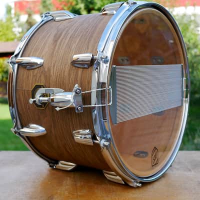 Beverley/ Premier Custom Walnut Snaredrum 14" x 9,5" 70s UK Made image 11
