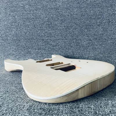 HH Tiger Maple Top Basswood Guitar Body image 7