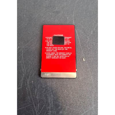 Akai SL801R - Sound Library Card - Red – Sound Library Card - Excellent image 5