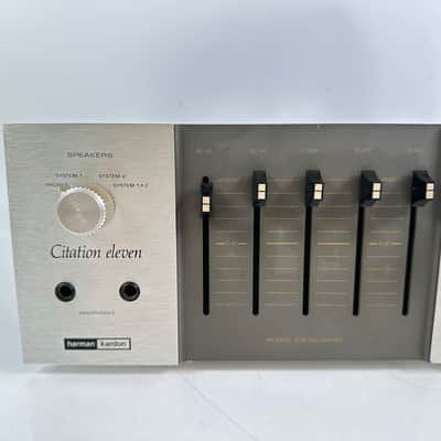 Vintage Harman Kardon Citation Eleven Preamplifier image 2