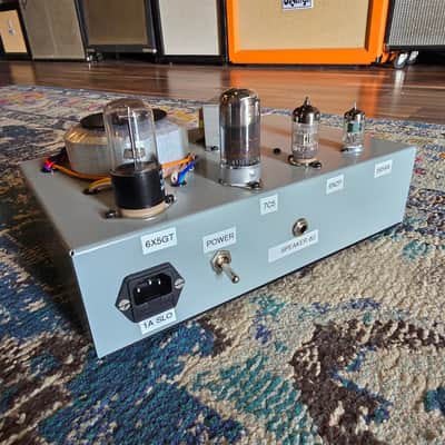 Hunter Amplifiers - The Keno Queenie - 5-watts Class A Handwired Tube Amp Head - Pink image 7