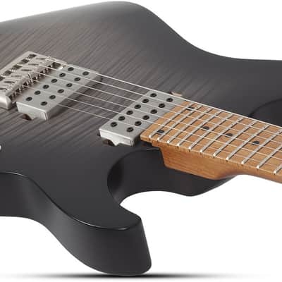 Schecter C-1 Standard Plus Electric Guitar - Transparent Black Burst (3936) image 5