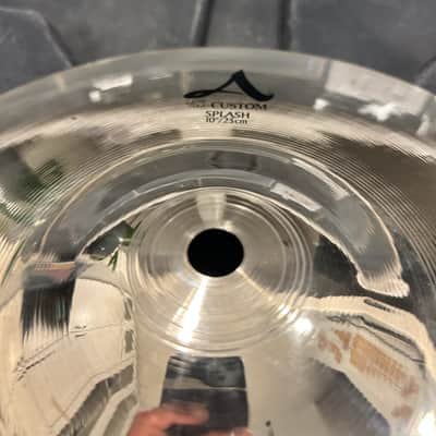 Zildjian 10" A Custom Splash Cymbal 1993 - Present - Brilliant image 3