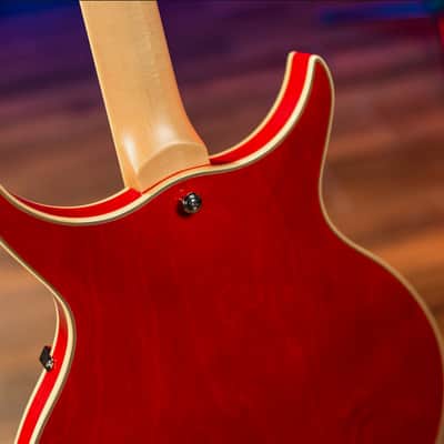Washburn SH35TR Wing Series Semi Hollow Electric Guitar w/Gigbag, Trans Red image 5