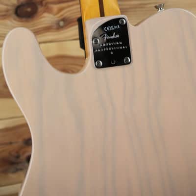 Fender American Professional II Telecaster Thinline - Transparent Shell Pink image 12