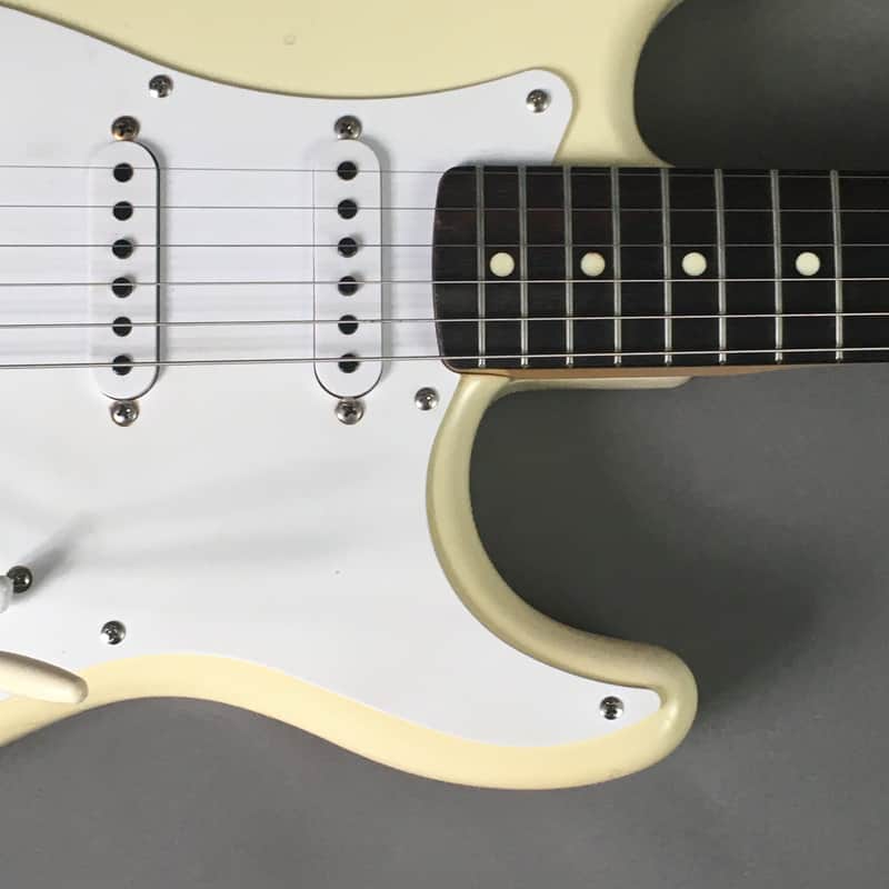 Vintage Fender Japan Strat MIJ 62RI Olympic White Reverse Nitro