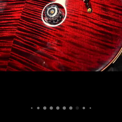 PRS Custom 24 10-Top 2023 Fire Smoke-burst image 8