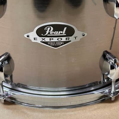 Pearl Export Series 12"x8" Rack Tom – Brushed Steel Finish – Brand New (No Box) image 2