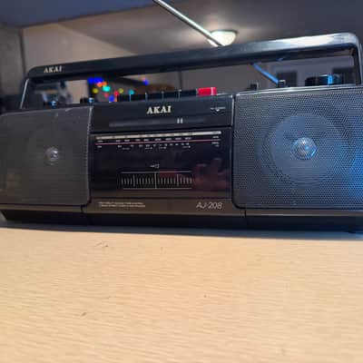Vintage Akai AJ-208 Boombox AM/FM Stereo Radio Cassette Recorder Tested X Rare🔥 image 3