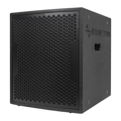 CARPO-V5B15 | Powered PA System with 15" 1600W Subwoofer and CARPO-V5B Column Array Loudspeakers, Two Adjustable Tripod Stands, Birch Plywood, Black image 4