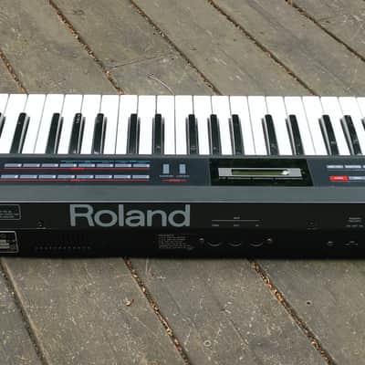 Roland Alpha Juno-1 49-Key Programmable Polyphonic Synthesizer 1985 - 1988 - Black image 8