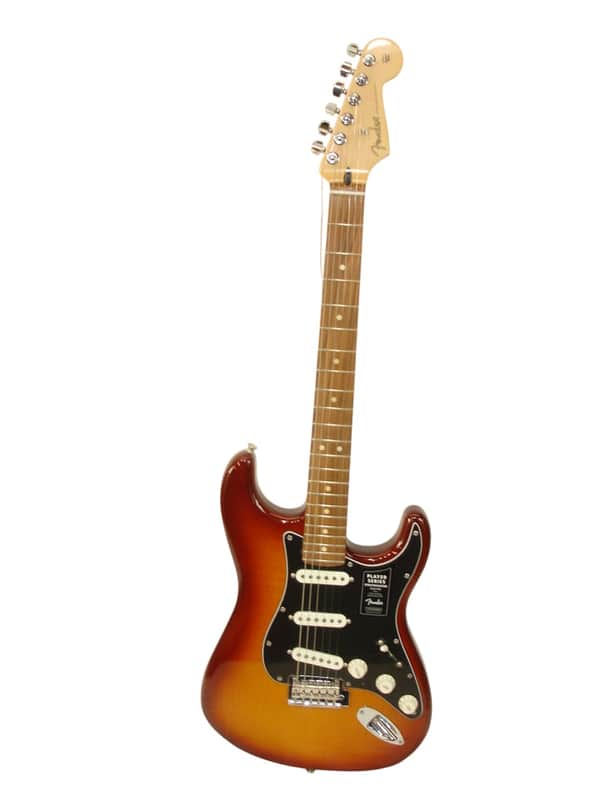 ギター FENDER Player Stratocaster Plus Top PF Fender Player Stratocaster Plus Top Aged Cherry Burst Maple (638