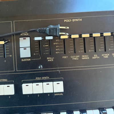 Yamaha SK-20 Symphonic Ensemble Synthesizer 1979 - 1980 - Black image 5