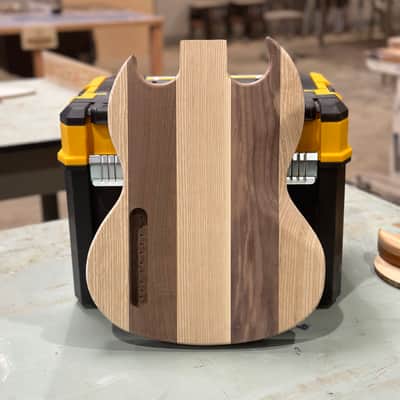 SHC - SG Style 7 string kit - natural shellac, oil stain, and matte poly image 9