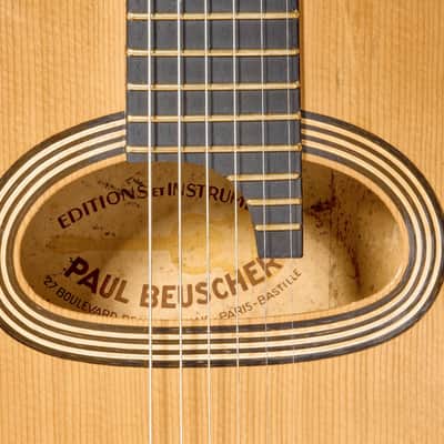 Beuscher Busato (1950s) Grand Modèle Erable, D-hole || Gypsy Jazz, Manouche, Django, Gipsy Guitar image 12