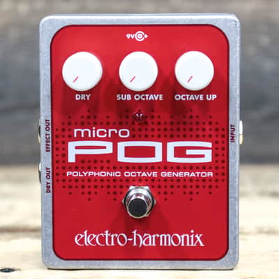 Electro-Harmonix Micro POG Polyphonic Octave Generator Compact Effect Pedal image 1