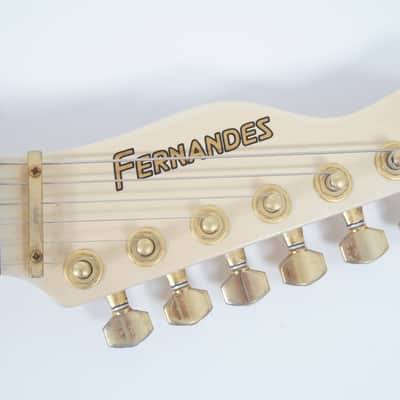 [SALE Ends June 30] FERNANDES LA-80KK L'Arc~en~Ciel KEN SIGNATURE MODEL MAPLE BODY Pearl White Gold image 4