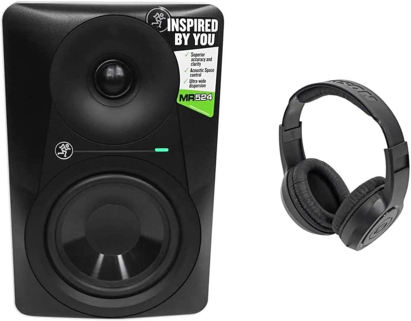 Mackie MR524 5" 2-Way Powered Studio Monitor (Single) with StreamEye Cans50 image 1