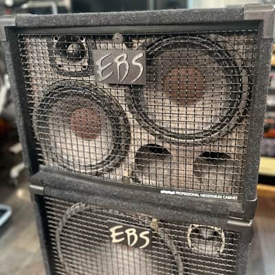 EBS HD350 Bass Amp Head With NEO 115 & NEO 210 Evolution Neoline Pro Speakers mid 2000s ish - Rack Mounted & Carpeted image 17