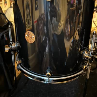 Honest Abe 4-Piece Aluminum Drum Kit , Midnight Black Sparkle, 20/12/14/16 — USA Made image 6