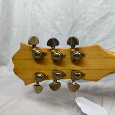 Epiphone SC-550 sc550 Scroll Singlecut Guitar with Chipboard Case Vintage - Natural image 9