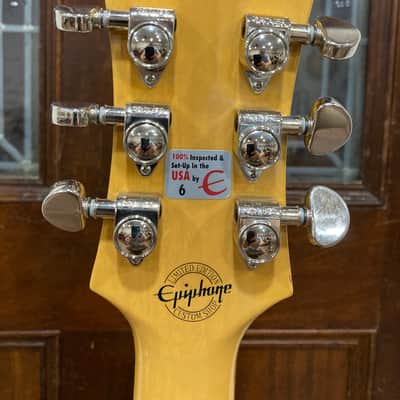 Epiphone Custom Shop Les Paul Speciai With Upgrades. Mojotone Silent P90 Neck. Gibson P90 Bridge. TV Yellow image 9