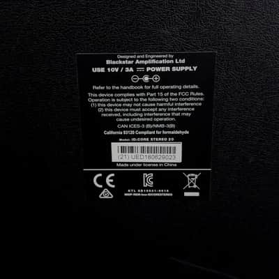 2018 Blackstar ID:Core Stereo 20 V2 20-Watt Guitar Combo Amp image 10