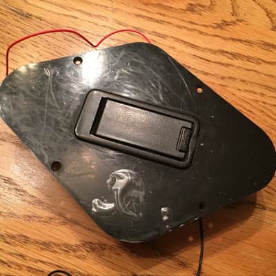 Les Paul Control Plate Cover With Battery Holder For Active Pickups image 1