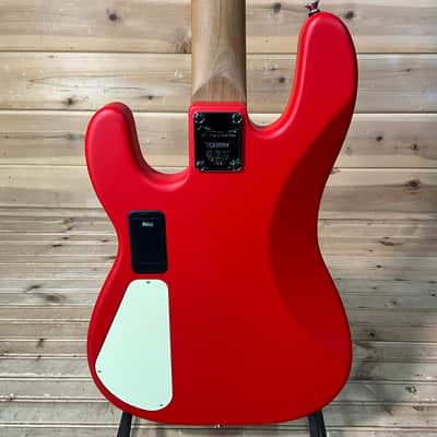Charvel Pro-Mod San Dimas PJ IV MAH Electric Bass - Satin Ferrari Red image 4