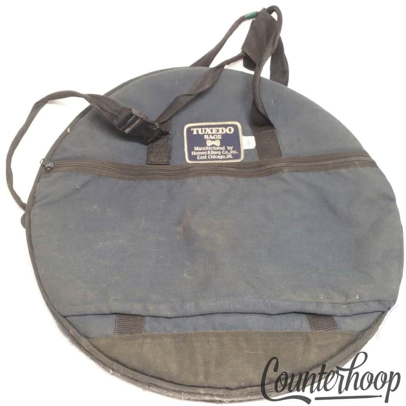 Humes & Berg 22-Inch Tuxedo Cymbal Bag Black Protective Case Crash/Rides w/Strap image 1