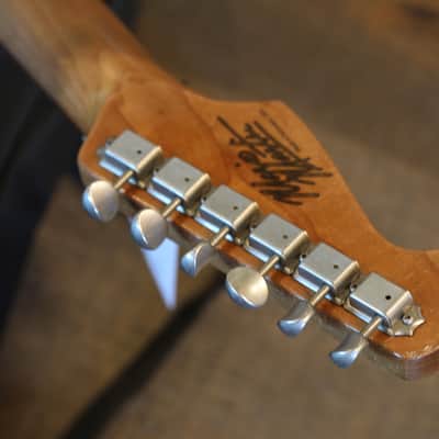 2020 Mario Martin S-Type Madagascar Roasted Neck Electric Guitar Deep Lake Placid Blue Factory Relic + COA OGB image 22