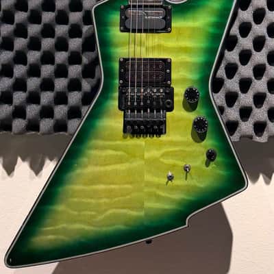 Schecter Guitar Research E-1 FRS - Green Burst image 2