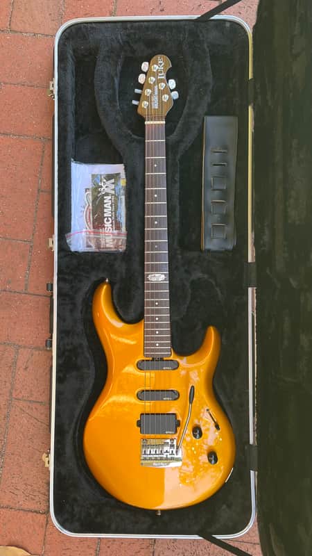RARE LIMITED Music Man Ernie Ball LUKE SIGNED BFR True Gold ROSEWOOD Neck (Only 200 pieces) COLLECTOR Steve Lukather Toto image 1