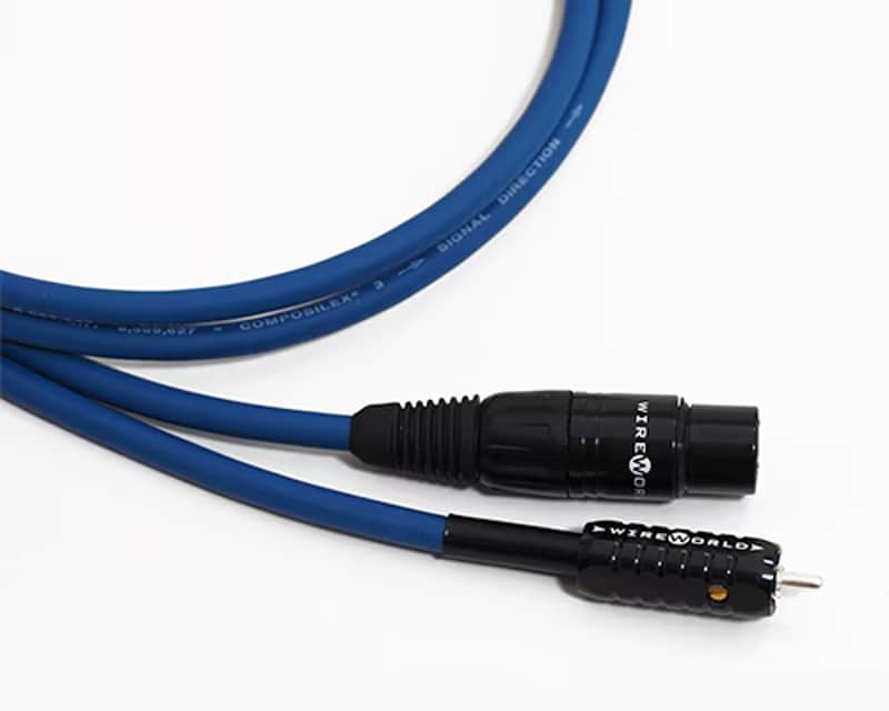 Wireworld OASIS 8 Interconnect Cable / 2 XLR to RCA - Like New! image 1
