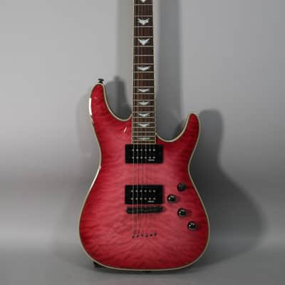 2012 Schecter Diamond Series Omen Extreme-6 Electric Magenta image 1