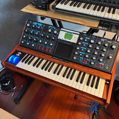 Moog MiniMoog Voyager Special Limited Edition Bubinga Electric Blue