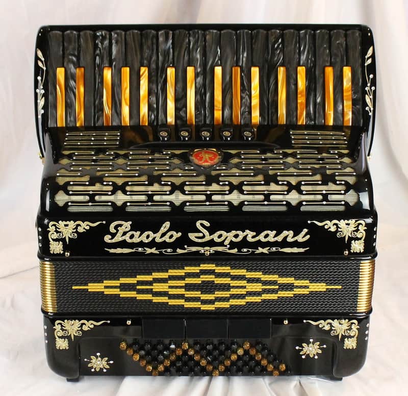 NEW Gold Mine Paolo Soprani Professionale Piano Accordion LMM 34