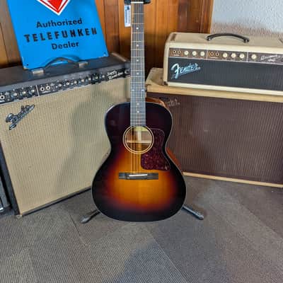 Eastman E1OOSS Deluxe Slope Shoulder Acoustic/Electric Guitar w/Gig Bag - Sunburst (Serial #M2601767) image 1